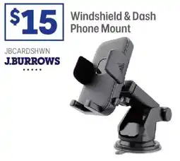 Officeworks Windshield & Dash Phone Mount offer