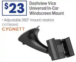 Officeworks Cygnett Dashview Vice Universal In-Car Windscreen Mount offer