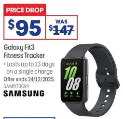Officeworks Samsung Galaxy Fit3 Fitness Tracker offer