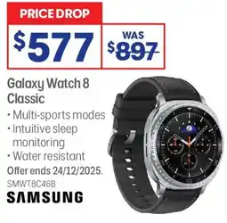 Officeworks SAMSUNG Galaxy Watch 8 Classic offer