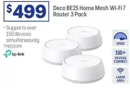 Officeworks tp-link Deco BE25 Home Mesh Wi-Fi 7 Router offer