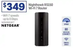 Officeworks Netgear Nighthawk RS150 Wi-Fi 7 Router offer