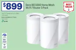 Officeworks tp-link Deco BE11000 Home Mesh Wi-Fi 7 Router offer