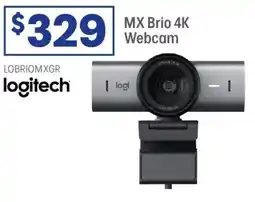 Officeworks logitech MX Brio Webcam offer