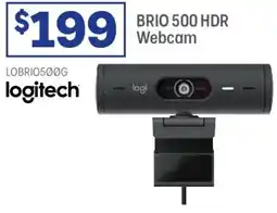 Officeworks logitech BRIO 500 HDR Webcam offer