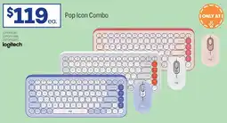 Officeworks logitech Pop Icon Combo offer