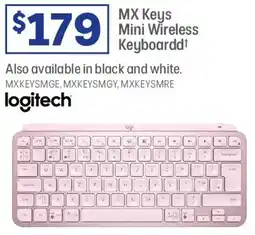 Officeworks logitech MX Keys Mini Wireless Keyboard offer