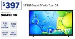 Officeworks Samsung 32" FHD Smart TV with Tizen OS offer
