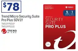 Officeworks Trend Micro Security Suite Pro Plus 5DV1Y offer