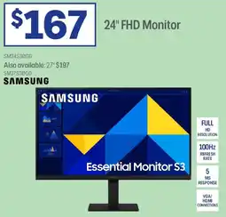 Officeworks Samsung 24" FHD Monitor offer