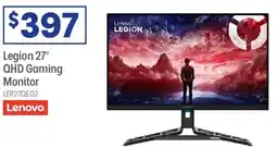Officeworks Legion 27" QHD Gaming Monitor offer