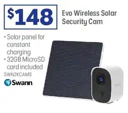 Officeworks Swann Evo Wireless Solar Security Cam offer