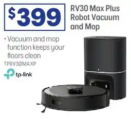 Officeworks RV30 Max Plus Robot Vacuum and Mop offer