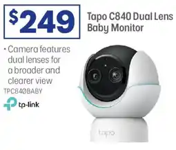 Officeworks Tapo C840 Dual Lens Baby Monitor offer