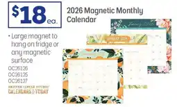 Officeworks Orange Circle Magnetic Monthly 2026 offer