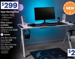 Officeworks Typhoon Viper Gaming Desk offer