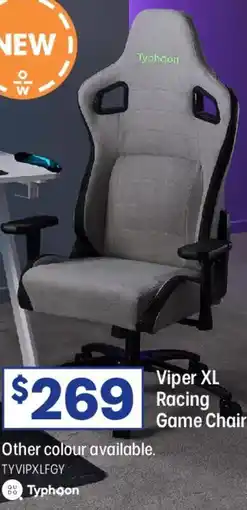 Officeworks Typhoon Viper High-Back Racing Game Chair offer
