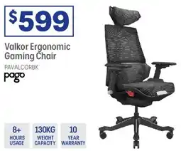 Officeworks Pago Valkor Ergonomic Gaming Chair offer