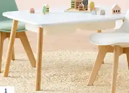 Officeworks Kadink Rascal Kids Table with 2 Tubs offer
