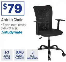 Officeworks Antrim Student Chair with Arms offer