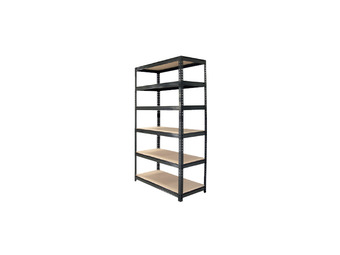 Stratco Stratco rivet lock black 6 shelf kit offer