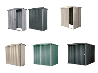 Stratco handi-mate sliding door shed