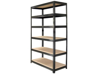 Stratco Stratco rivet lock black 6 shelf kit offer