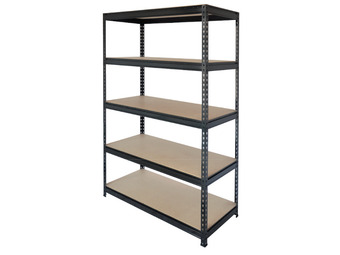 Stratco Stratco rivet lock black 5 shelf kit offer