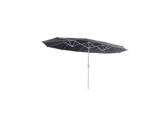 Stratco Sunscape charcoal oval umbrella offer