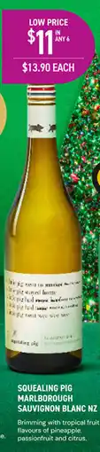 Dan Murphy's Squealing pig marlborough sauvignon blanc nz offer
