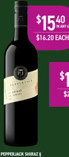 Dan Murphy's Pepperjack shiraz offer