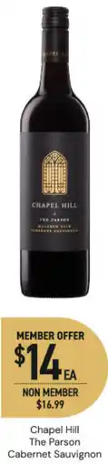 Dan Murphy's Chapel hill the parson cabernet sauvignon offer