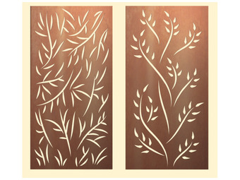 Stratco Rust fx laser cut screen offer