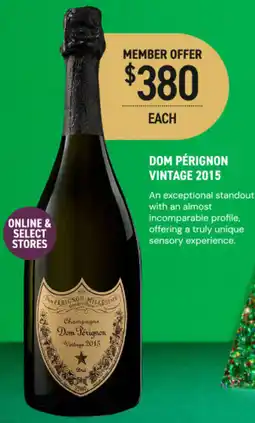 Dan Murphy's Dom pérignon vintage 2015 offer