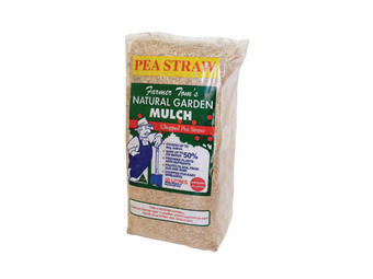 Farmer tom’s pea straw mulch