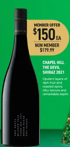 Dan Murphy's Chapel hill the devil shiraz 2021 offer
