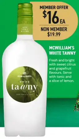 Dan Murphy's Mcwilliam's white tawny offer
