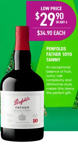 Dan Murphy's Penfolds father 10yo tawny offer