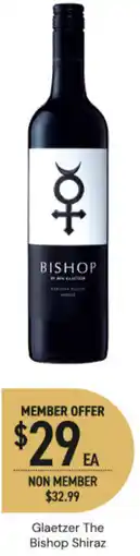 Dan Murphy's Glaetzer the bishop shiraz offer