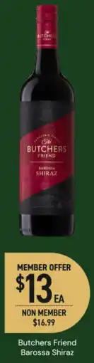 Dan Murphy's Butchers friend barossa shiraz offer