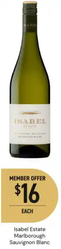Dan Murphy's Isabel estate marlborough sauvignon blanc offer