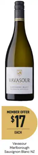 Dan Murphy's Vavasour marlborough sauvignon blanc nz offer