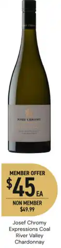 Dan Murphy's Josef chromy expressions coal river valley chardonnay offer
