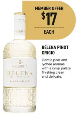 Dan Murphy's Bélena pinot grigio offer