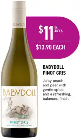 Dan Murphy's Babydoll pinot gris offer