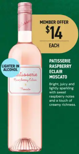 Dan Murphy's Patisserie raspberry eclair moscato offer