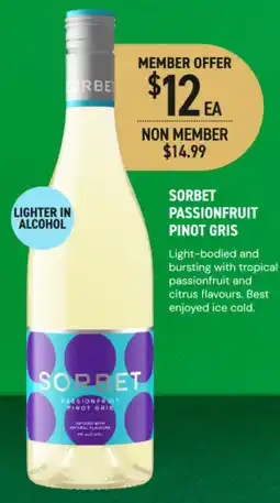 Dan Murphy's Sorbet passionfruit pinot gris offer