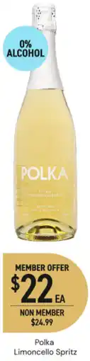Dan Murphy's Polka limoncello spritz offer