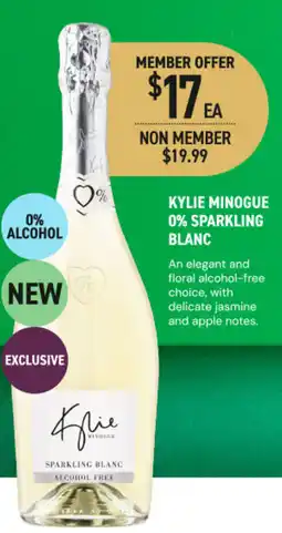 Dan Murphy's Kylie minogue 0% sparkling blanc offer