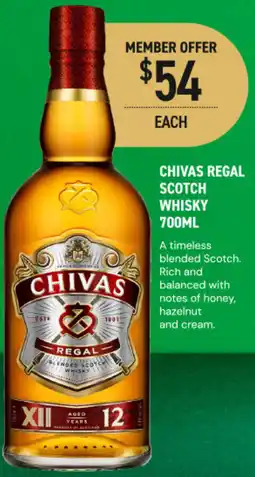 Dan Murphy's Chivas regal scotch whisky offer